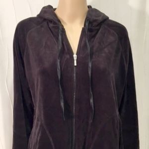 2 Velour Hoodies - Black & Olive